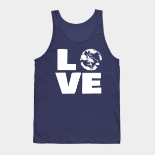 Love Earth Typography for Earth Day Tank Top